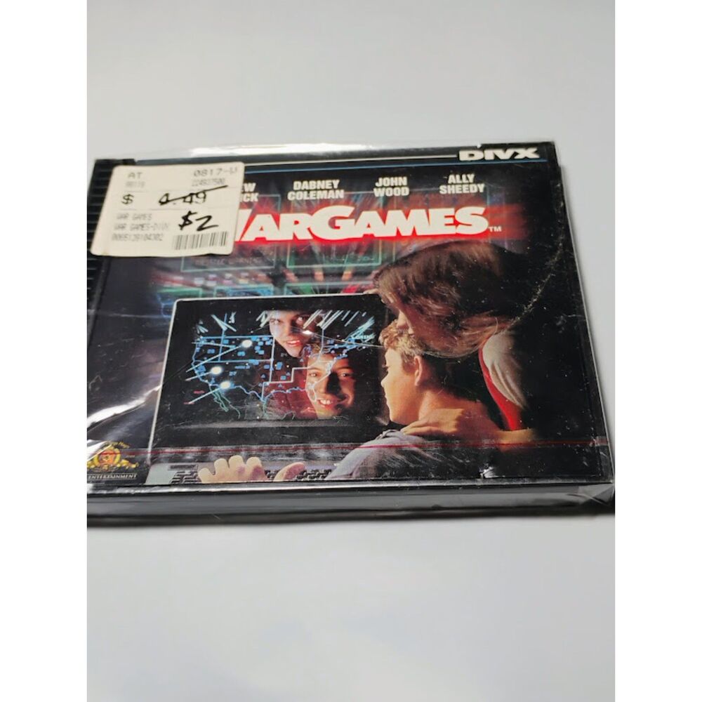 War Games Dabney Coleman Ally Sheedy DIVX not DVD Sealed